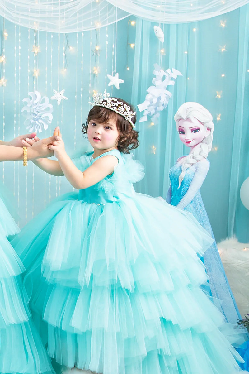 Amazon.com: Latocos Light Up Frozen Elsa Costume for Girls Kids Princess  Dress Up Cloths for Little Girls Birthday Halloween Cosplay : Clothing,  Shoes & Jewelry